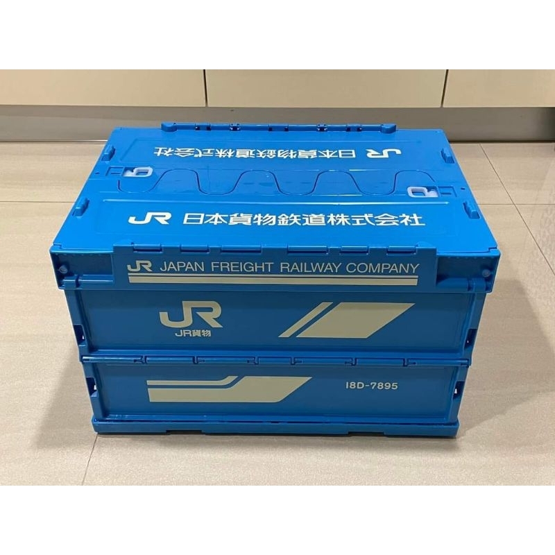 日本製 Colle Con JR貨物 18D形折疊式置物箱 50L 可收納N規 火車模型