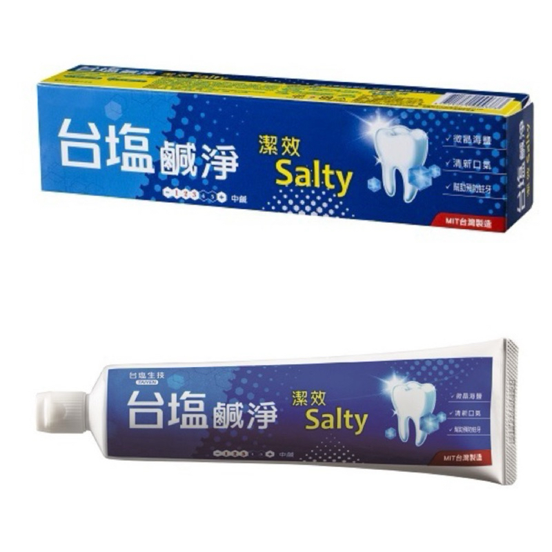 台塩 鹹淨 潔效牙膏 150g