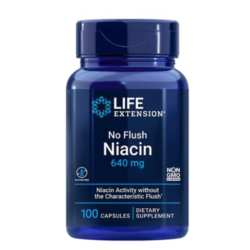 Life Extension Niacin Vitamin B3 維生素B3 煙酸 煙痠 尼剋痠 菸鹼酸 菸酸