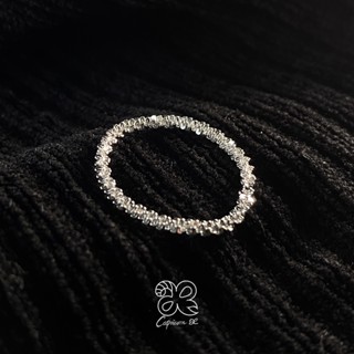 Capricornae丨925純銀耀眼閃爍銀河戒指丨現貨+預購 純銀尾戒 戒子 線戒鏈戒 女生戒指 個性戒指女 純銀戒指