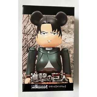 🔥現貨🔥BE@RBRICK 庫柏力克熊 100% 進擊的巨人 兵長裡維 (未拆封)