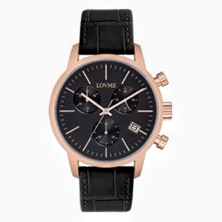 【LOVME】城市獵人個性時尚腕錶VL0051M-43-341(黑色)43mm 現代鐘錶