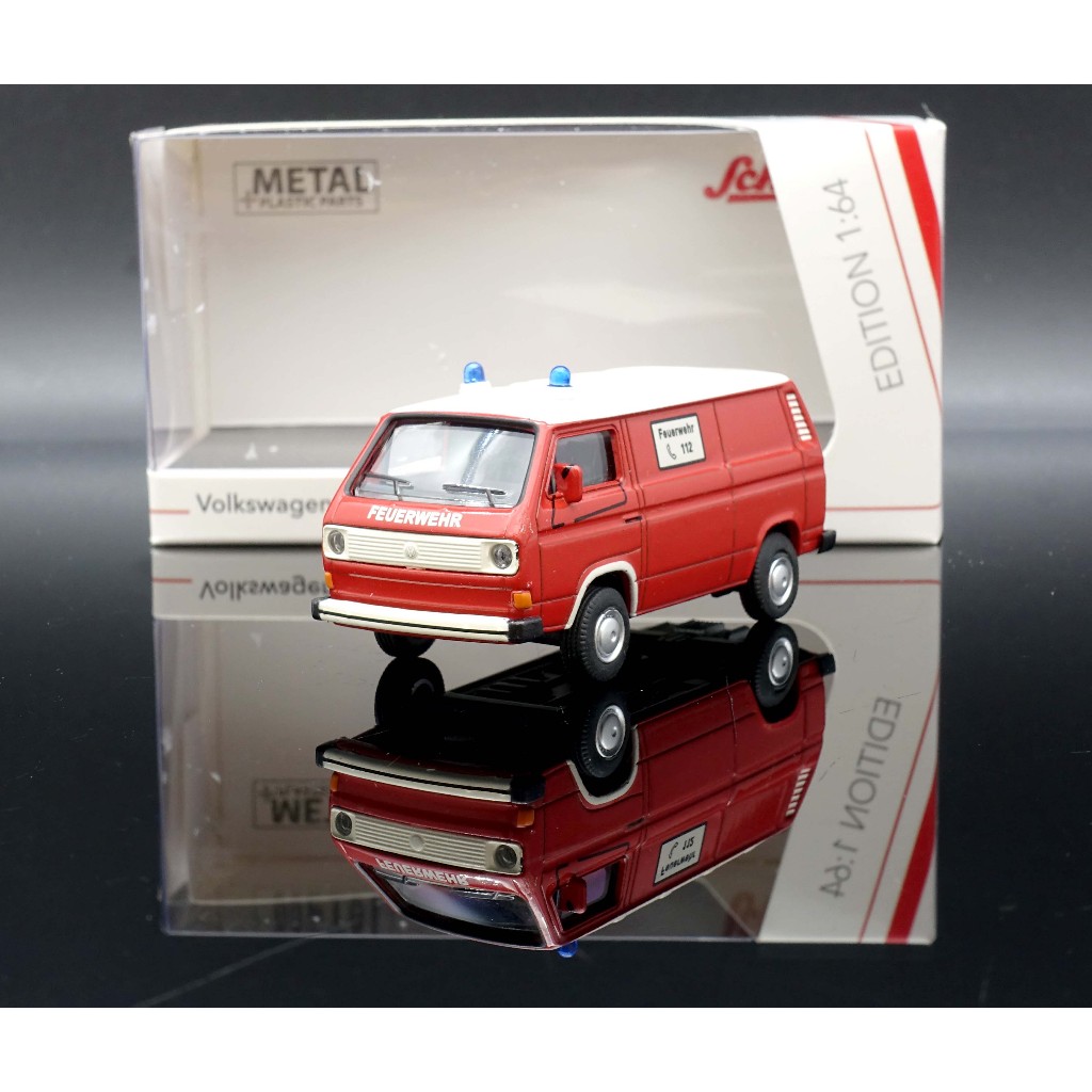 【M.A.S.H】現貨特價 Schuco 1/64 VW T3 Fire department 1979