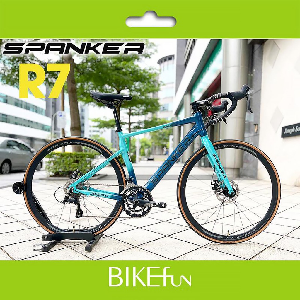 [超值入門車] SPANKER-R7 碟煞鋁合金 公路車 內線 20速 甩把 煞變合一 700C&gt;BIKEfun拜訪單車