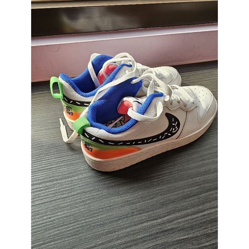 售 Nike Court Borough Low 2 GS [DV1367-101] 大童 休閒鞋 經典 塗鴉