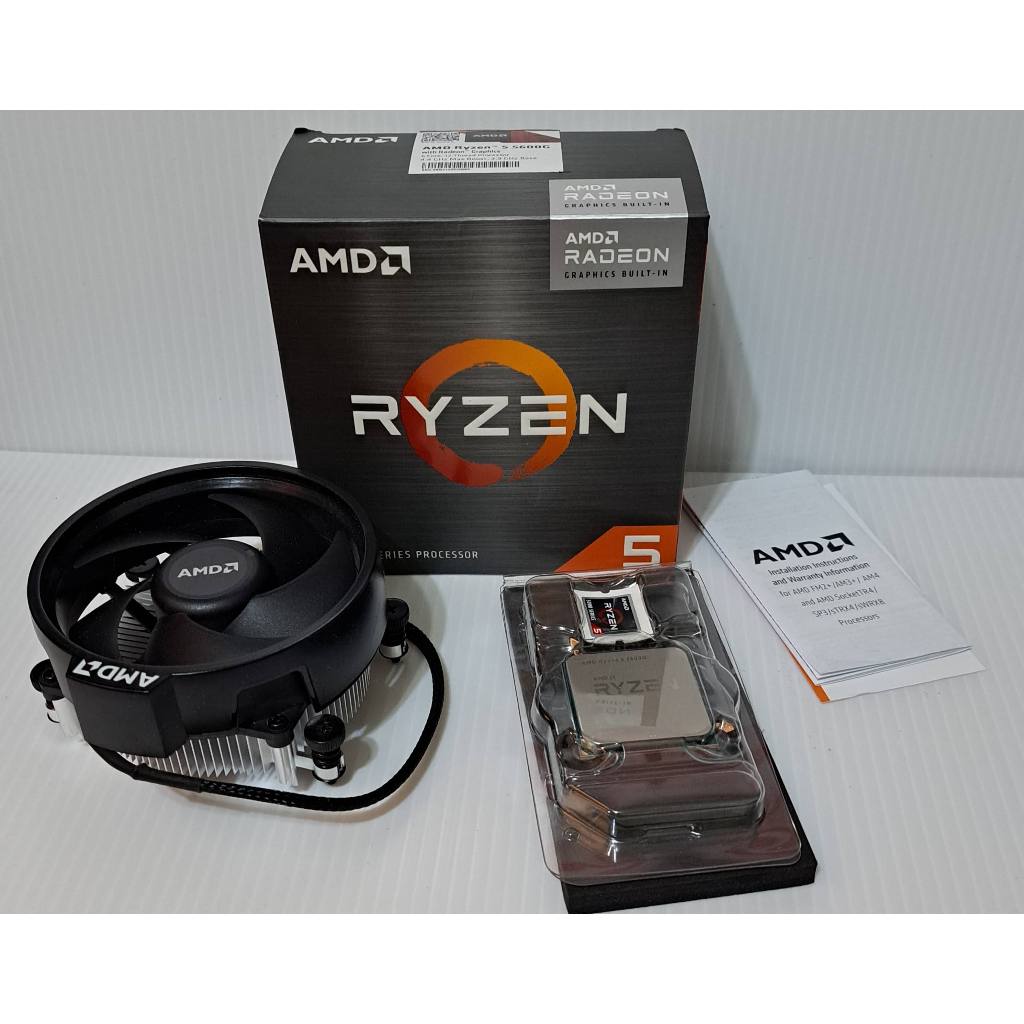 AMD RYZEN 5 5600G 原價屋保固中 台灣公司貨 威健代理 含完整盒裝風扇 各項測試正常