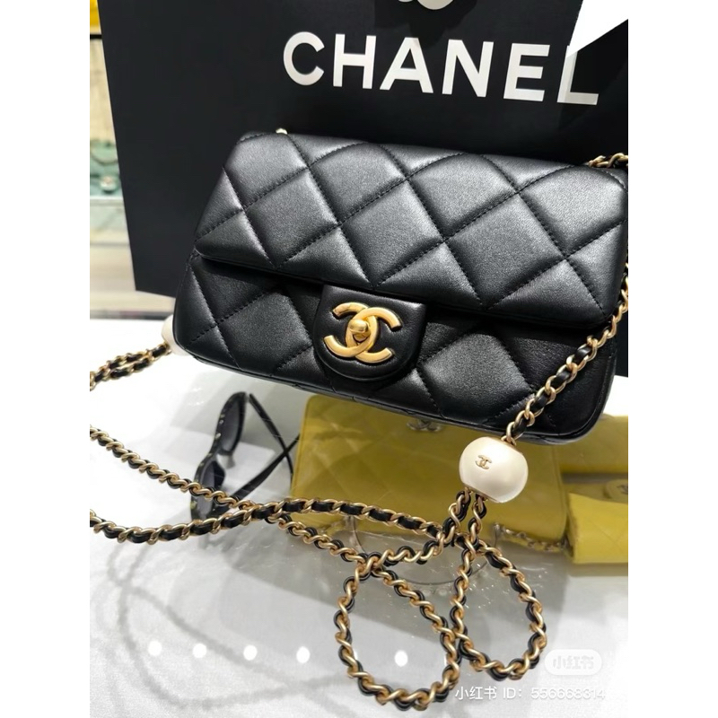 Chanel 2024 全新品 珍珠包20mm 可調長短 台灣專櫃收據