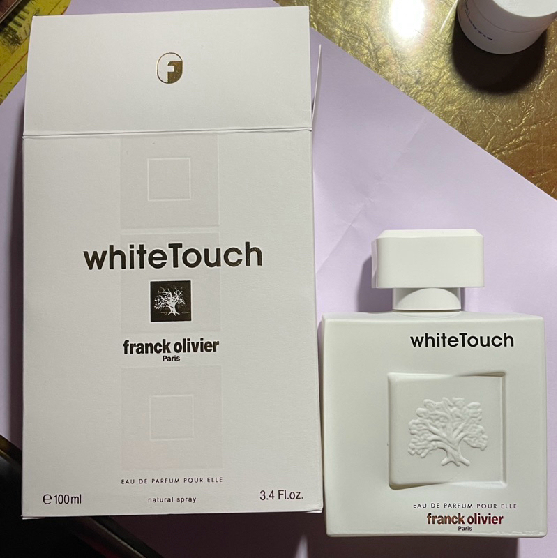 轉賣 香水 二手近全新 法國FRANCK OLIVIER -WHITE TOUCH 白色觸摸 二手 喜歡可小刀議價