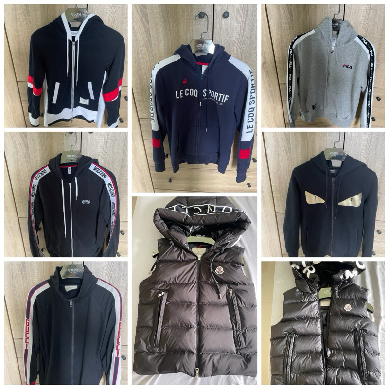 （二手正品）tb 公雞 fila moschino fendi 芬迪 蒙口 moncler gucci 外套 背心