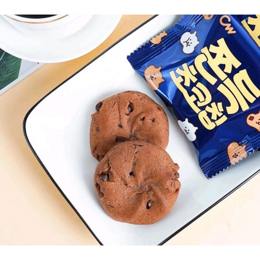 ⏰現貨 CW韓國巧克力麻糬餅乾 巧克力豆 QQ的 240g(12入)