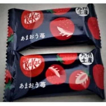 日本 雀巢 KitKat 九州甘王草莓 mini 威化巧克力餅乾 單包