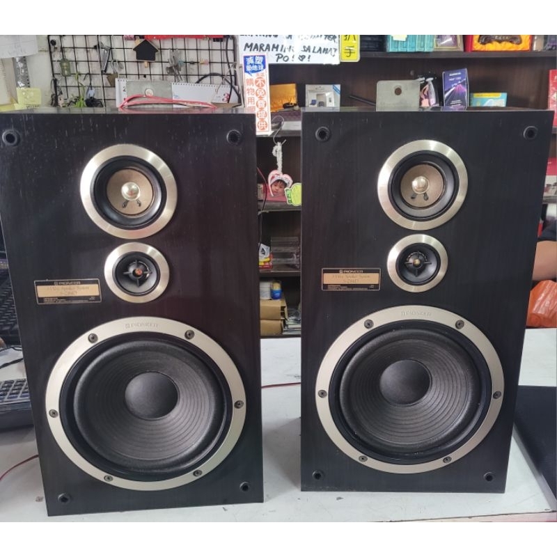 PIONEER S-Z84D -二手喇叭,三音路喇叭，75W,6歐姆日本進口喇叭，二手良品，售價1500元