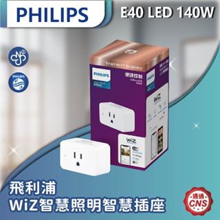 【登野企業】Philips 飛利浦 Wi-Fi WiZ 智慧照明 智慧 插座