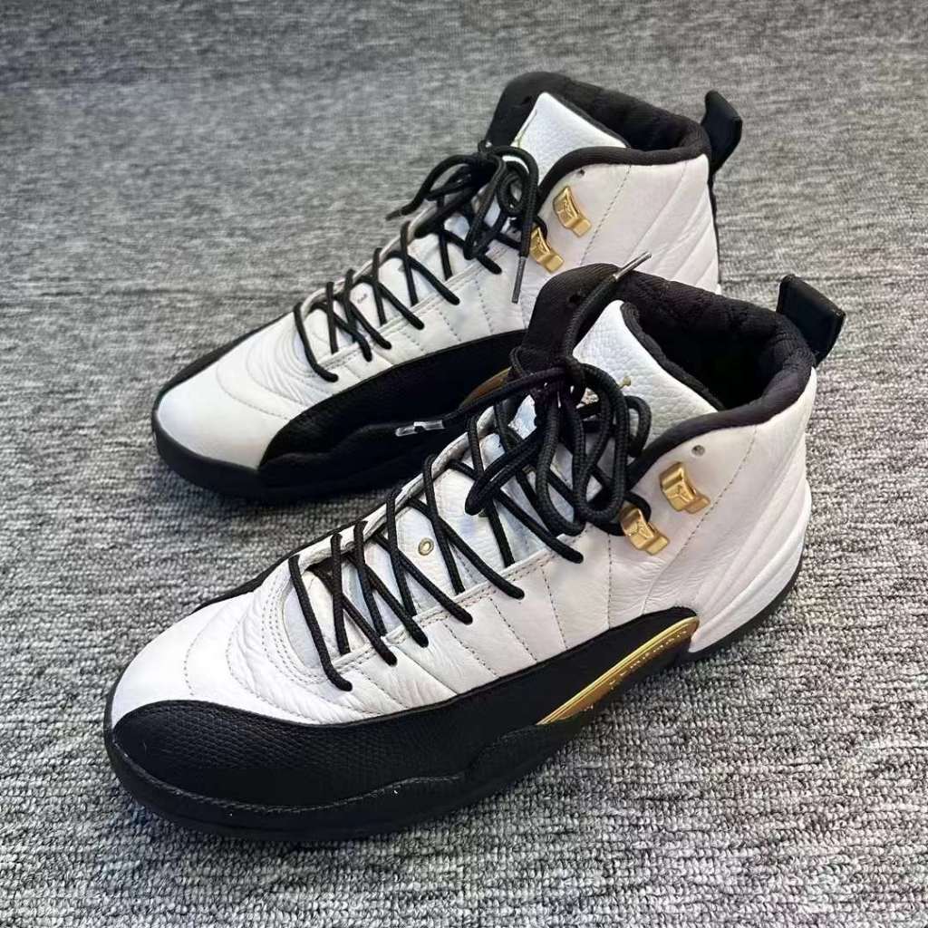 《二手寄賣》Air Jordan 12 黑白金 US10 無原盒 穿一次