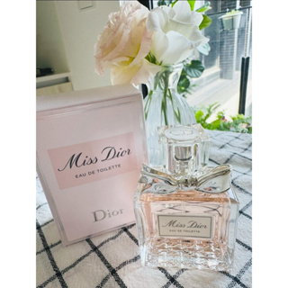 九成九新 Miss Dior淡香水 50ML（Miss Dior EAU DE TOILETTE)