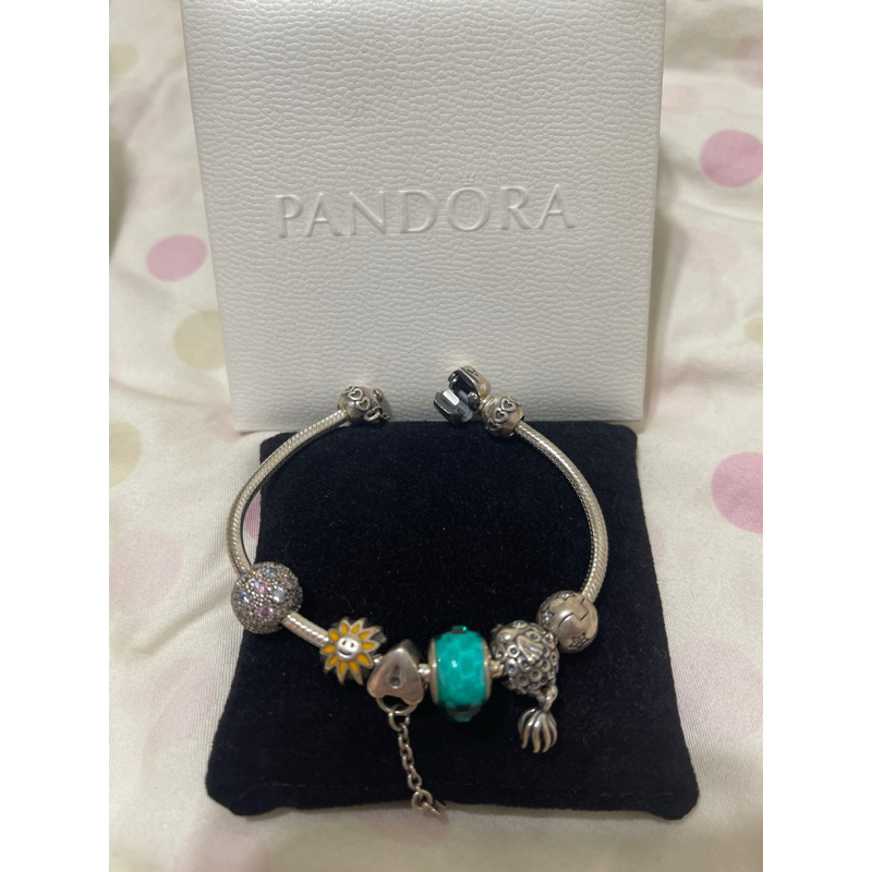 Pandora 潘朵拉潘多拉手鍊 純銀串飾 串珠 皆為百貨專櫃購入