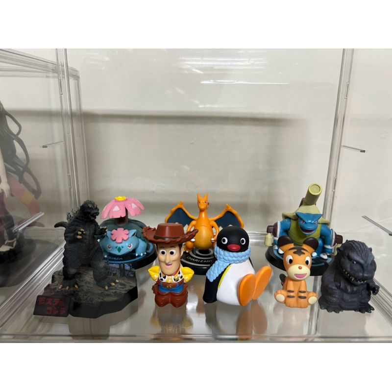 全帶優惠 新品展示 可詳聊 扭蛋 盒玩 盲盒 公仔 多拉A夢 小叮噹 企鵝家族 哥吉拉 數碼寶貝 寶可夢 神奇寶貝
