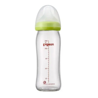 貝親Pigeon （第二代）寬口母乳實感玻璃奶瓶240ml （Y字）/160ml（SS號圓孔）
