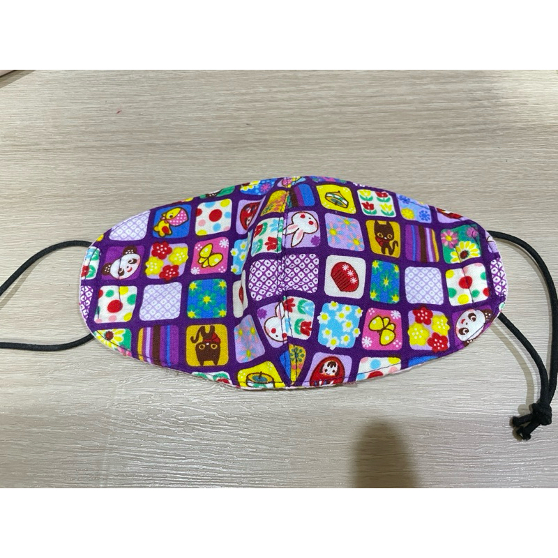 台灣製兒童布口罩(紫）