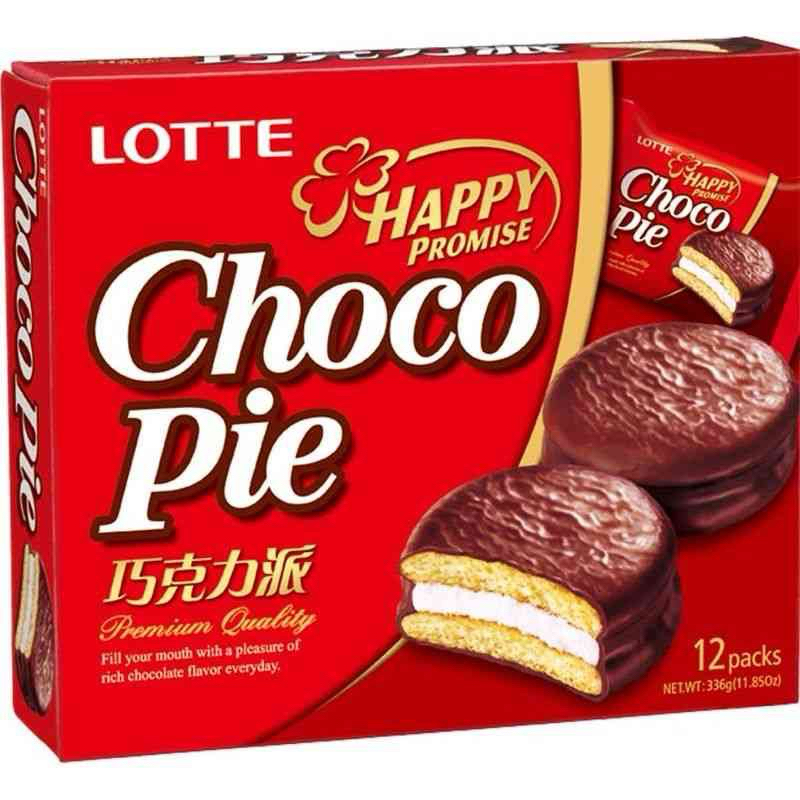 現貨 快速出貨 樂天Lotte巧克力派12入 樂天 巧克力 派 choco pie
