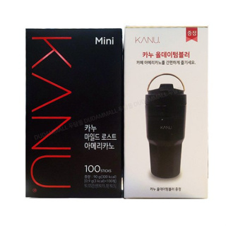 [現貨2025.02.01]韓國 KANU 經典美式黑咖啡-輕度烘焙 100入(附贈保溫杯)/盒