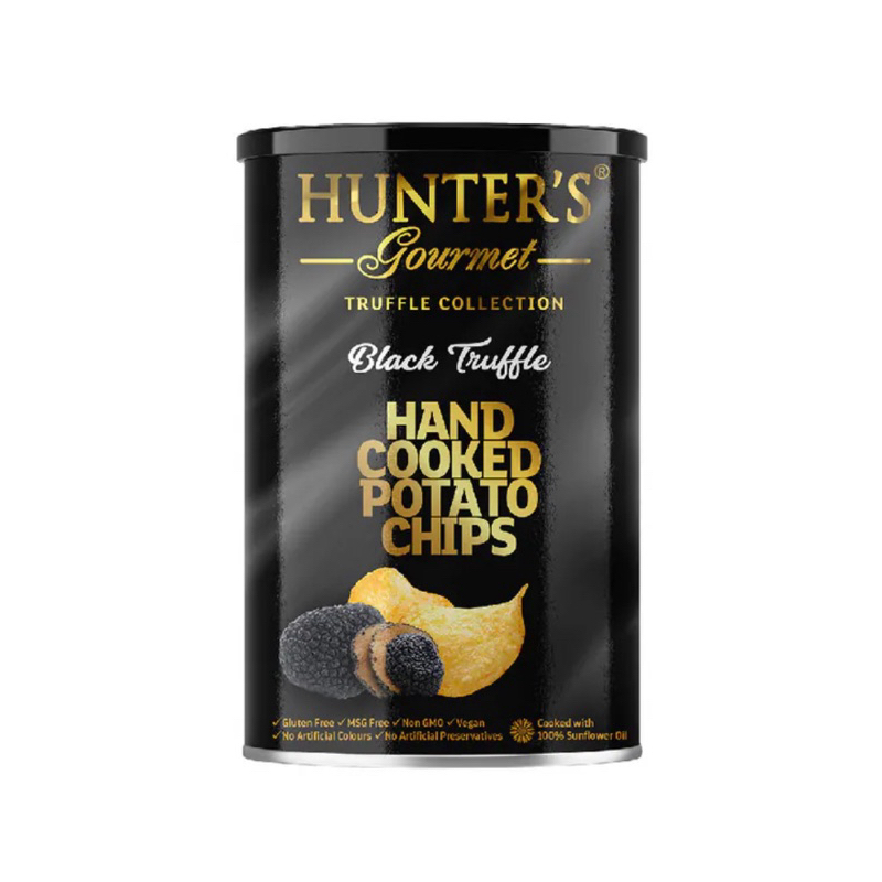 【柑仔小鋪】 Hunter's 手工洋芋片-黑松露風味 150g(罐裝)