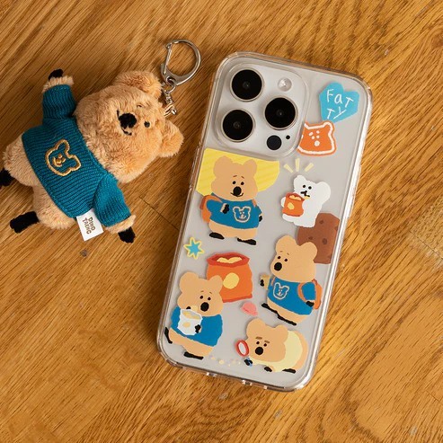 [Quokka in School] Dinotaeng Fatty's Snacktime Phone Case手機殼