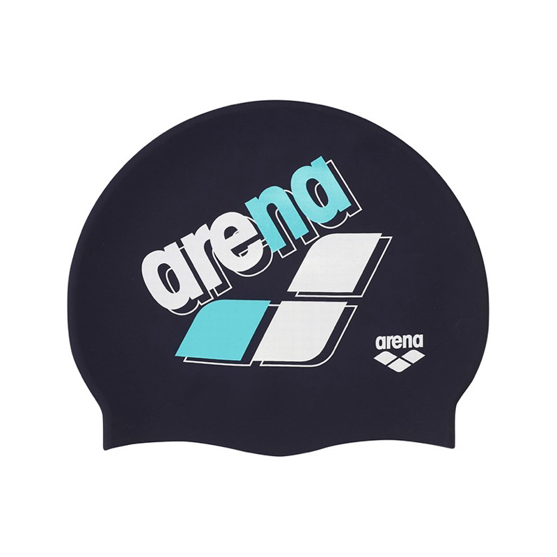 現貨 日本代購 藏青 白色 黑綠 ARENA  #ARN-4403 泳帽 矽膠 防水 抗氯 護耳 彈性 男女 兒童