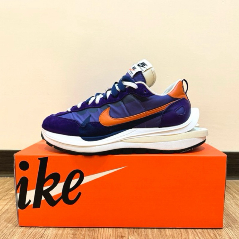 Nike Sacai Vaporwaffle Dark iris US11 紫色