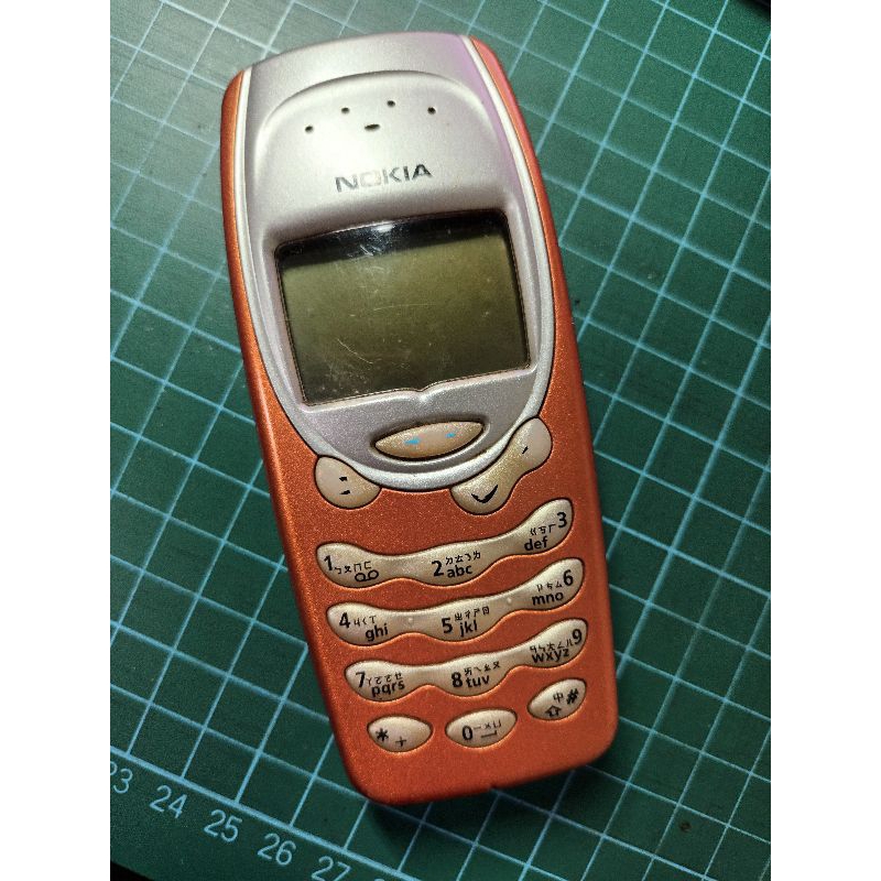 NOKIA 3310 復古 懷舊 手機 收藏 展示 擺設 橘色