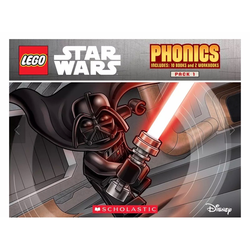 LEGO Star Wars: Phonics Boxed Set (+2Workbooks/10冊合售)