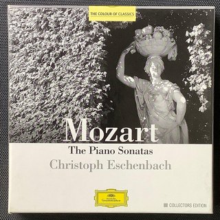 Mozart莫札特-鋼琴奏鳴曲全集 5CD Eschenbach艾森巴哈/鋼琴 早期德國版5CD