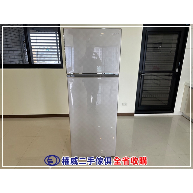 台中權威二手家具 國際牌雙門電冰箱 NR-B409TV / 393L ▪ 草屯中古傢俱家電回收臥室冷凍櫃洗衣機冷氣電視