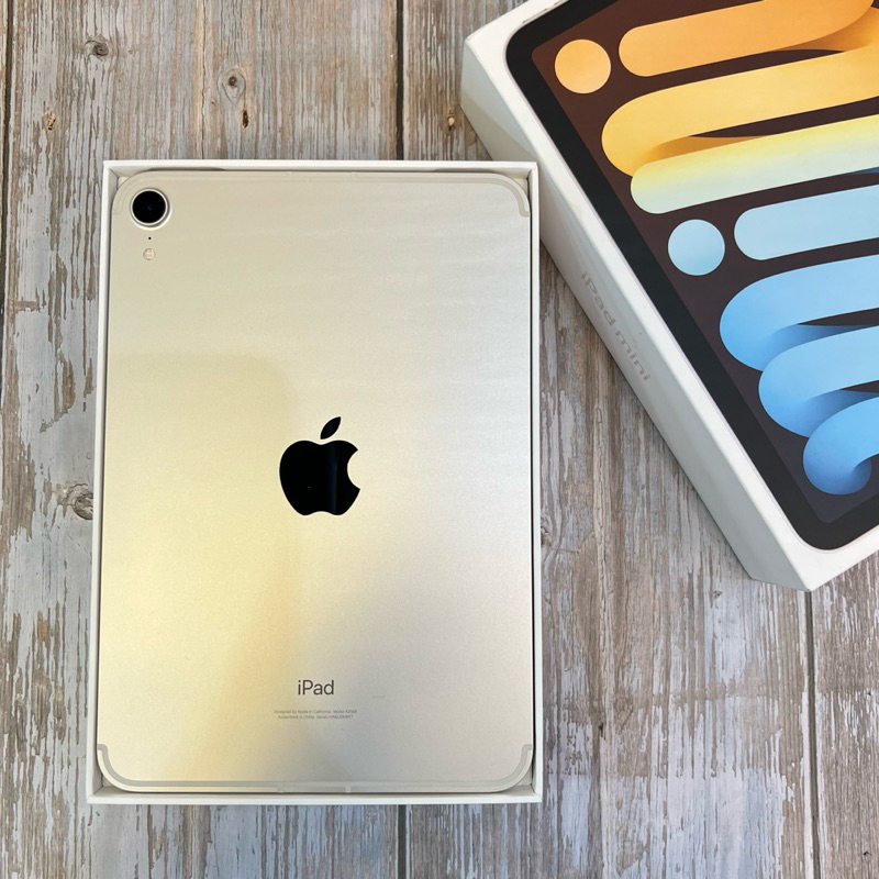 🔸現貨二手 快速出貨🚀【Apple】iPad Mini6 64g LTE 星光色 十倍蝦幣回饋
