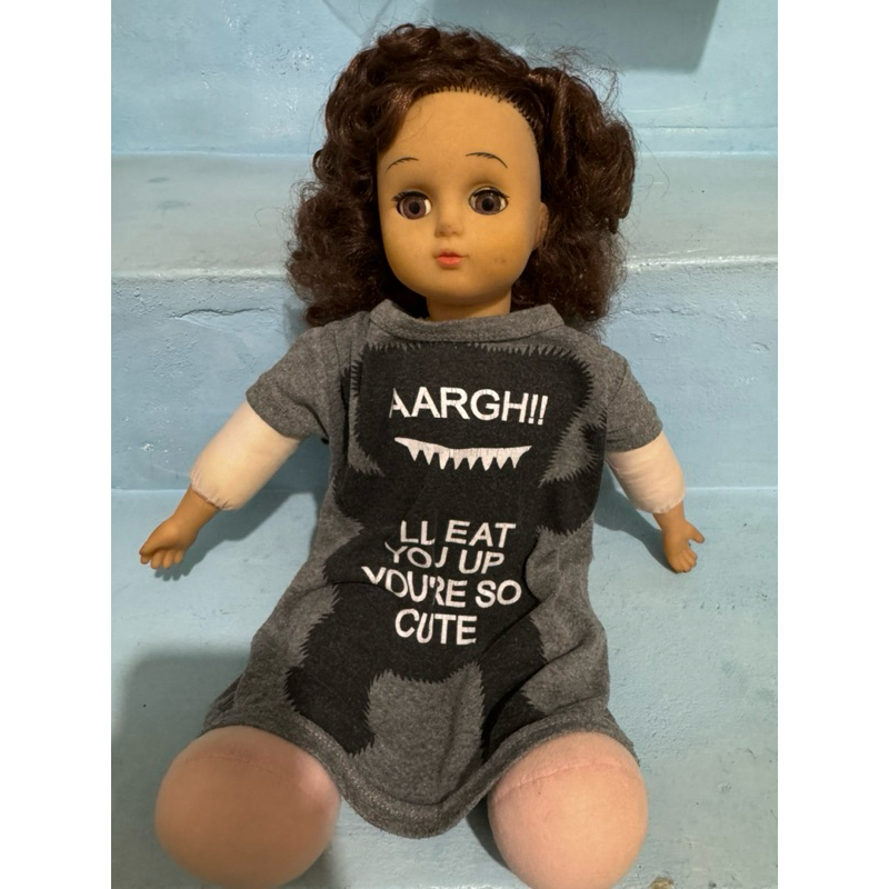 70-80年代 懷舊 早期老娃娃 眨眼娃娃 玩偶 布偶 軟塑膠頭