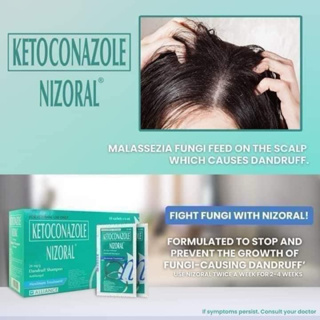 KETOCONAZOLE NIZORAL ANTI DANDRUFF SHAMPOO (1sachet)