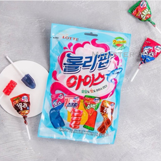 【monster_kid】韓國代購！現貨商品！Lotte 樂天 冰棒口味棒棒糖 一包12入 四種口味 132g