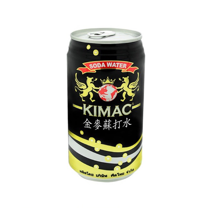 泰國🇹🇭KIMAC Soda 金麥 蘇打水 無糖 氣泡水 330ml