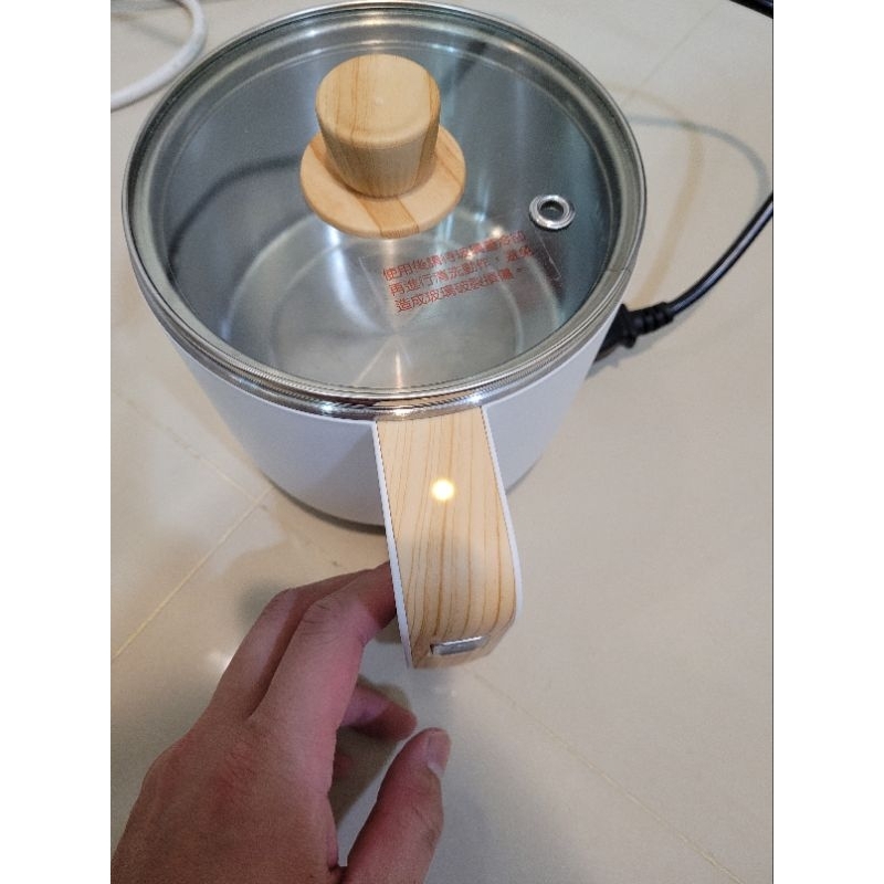 MOLIJIA 魔力家M19 雙層防燙不鏽鋼美食鍋1.2L-單色款-BY011019(二手無蓋無原盒)