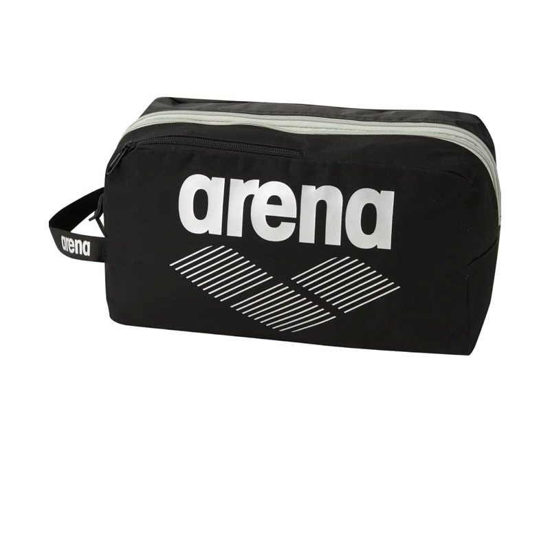 現貨 日本代購 Arena AEAWJA53 黑銀色 游泳袋 兩室 分隔 裝備袋 配件包 防水袋 收納包 鞋袋 泳衣袋