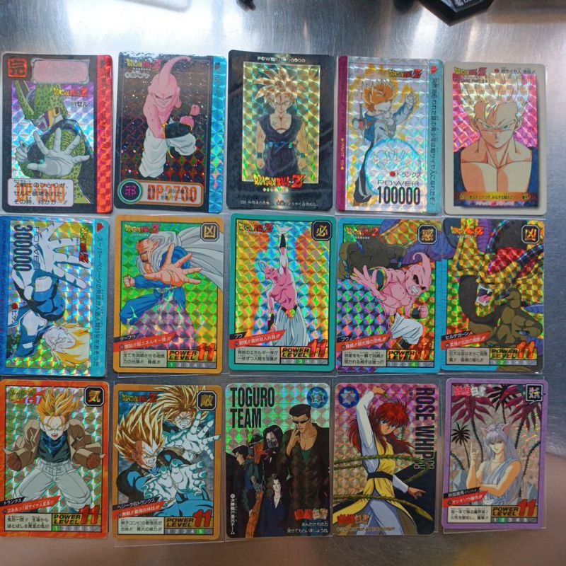 七龍珠 閃卡大賣場3  萬變卡 閃卡 日版 carddass 25年前老卡片 古玩