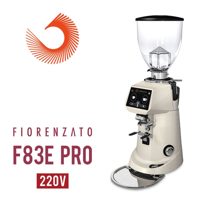 【Fiorenzato】F83E PRO 營業用磨豆機/HG1504PW(220V/珍珠白)|Tiamo品牌旗艦館