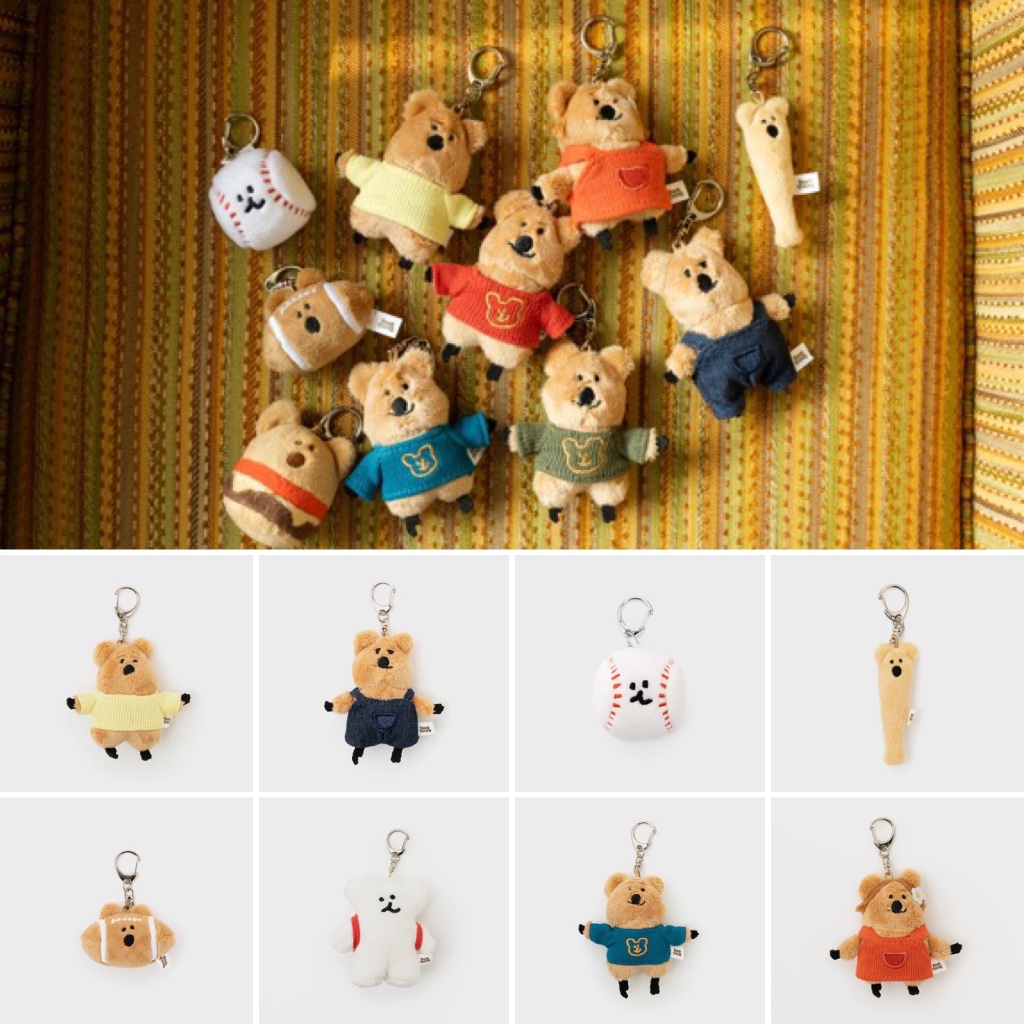 【現貨】 韓國文創品牌DINOTAENG QUOKKA IN SCHOOL 玩偶吊飾 Quokka短尾矮袋鼠 BOBO熊