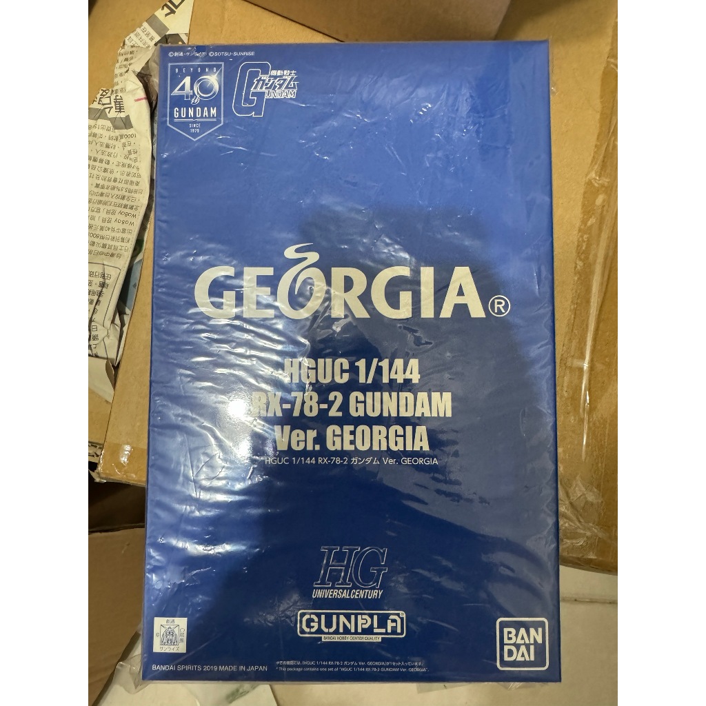 日本 喬治亞咖啡限定 HG 1/144 rx-78-2 ver.georgia 初鋼