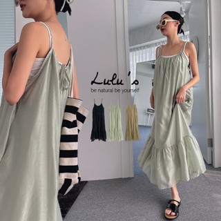 LULUS/自帶仙氣細肩洋裝３色【A02240008】連身衣 渡假風 海灘裙240411