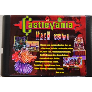 SEGA-MD卡帶-注意說明（原廠機可玩，輕鬆過關無壓力）128無敵版本合卡