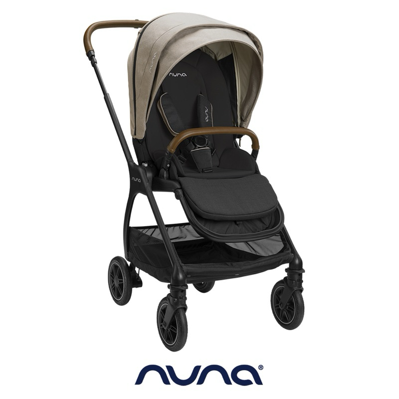 9成新 荷蘭nuna-Triv嬰兒雙向手推車(橡白灰)