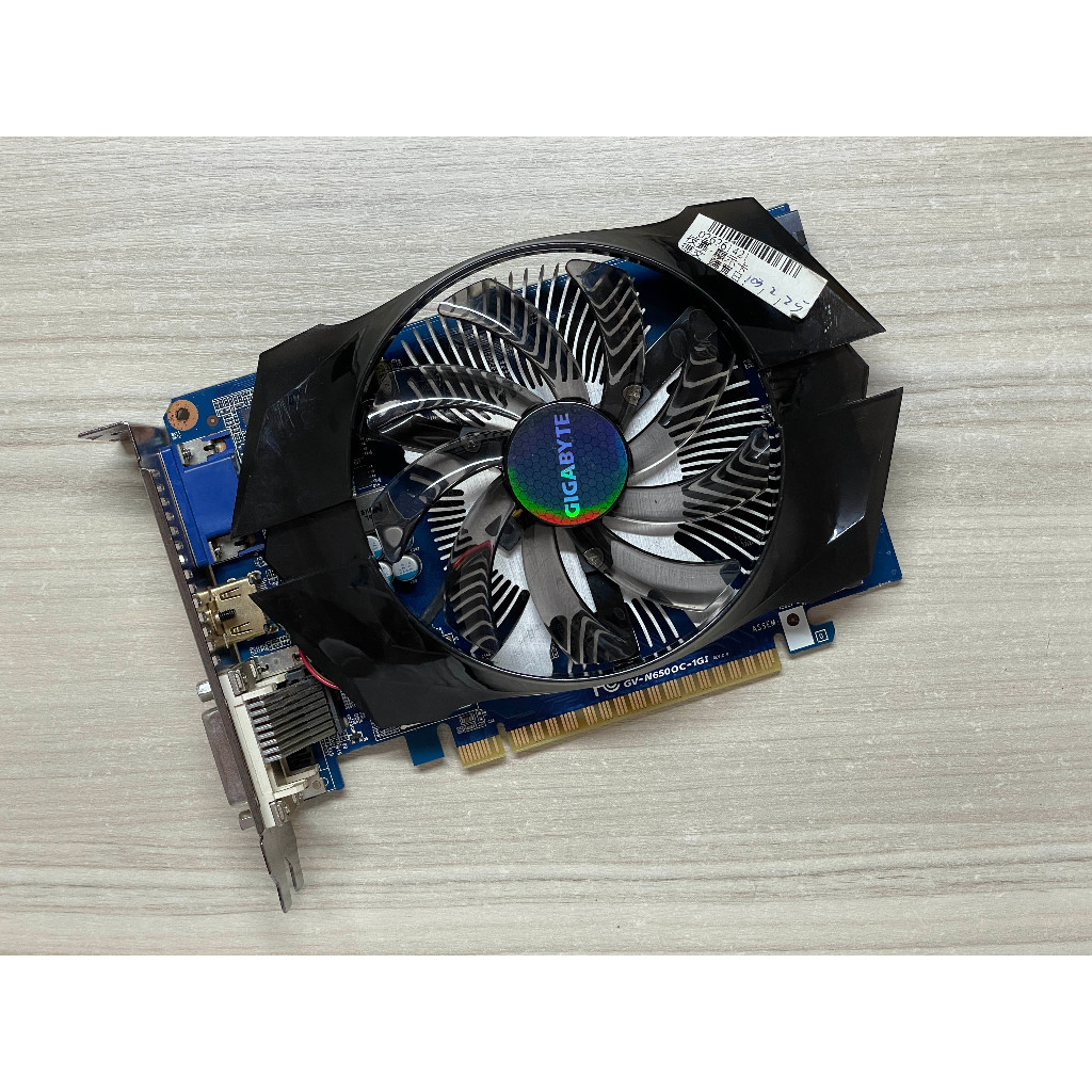 ⭐️【技嘉 GIGABYTE GTX 650 1G】⭐ GTX650/6PIN/風扇清過，重上散熱膏/保固3個月