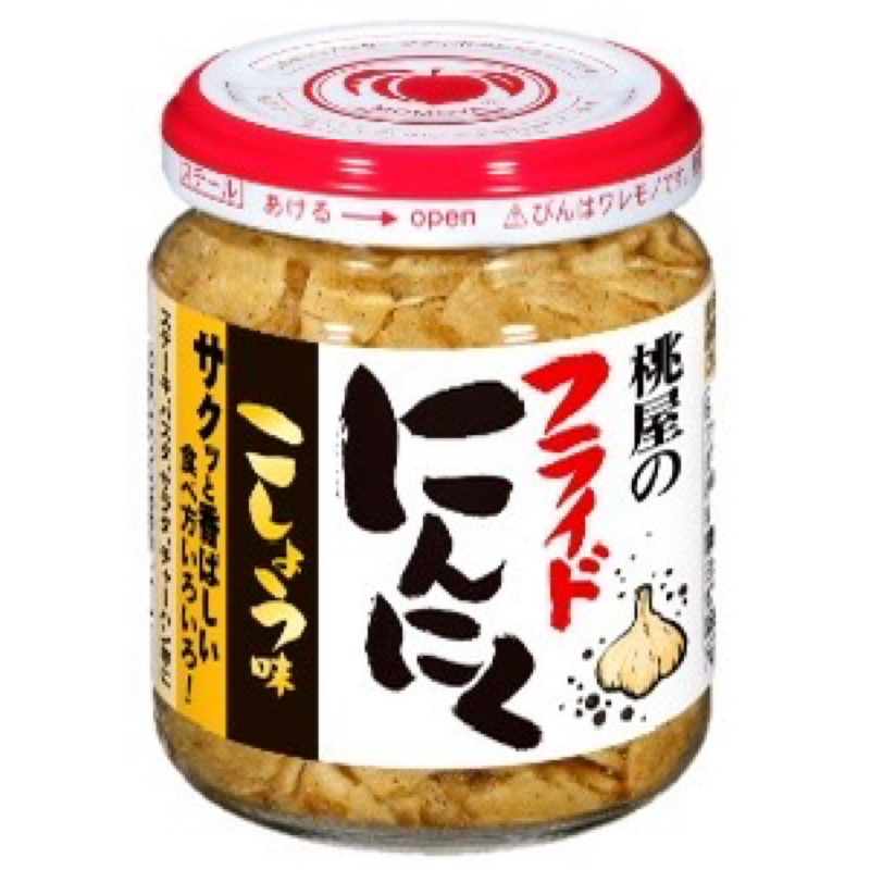 《佳媽》日本 桃屋 黑胡椒 蒜頭 大蒜片40g