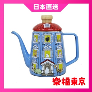 日本直送 FUJIHORO 富士琺瑯 手工搪瓷水壺 細口壺 1.0升 姆明 嚕嚕米系列 茶壺 燒水壺